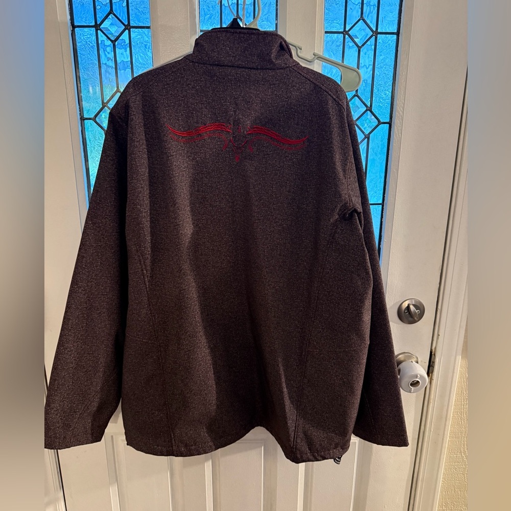 Men's Gray Performance Jacket - Picture 3 of 3